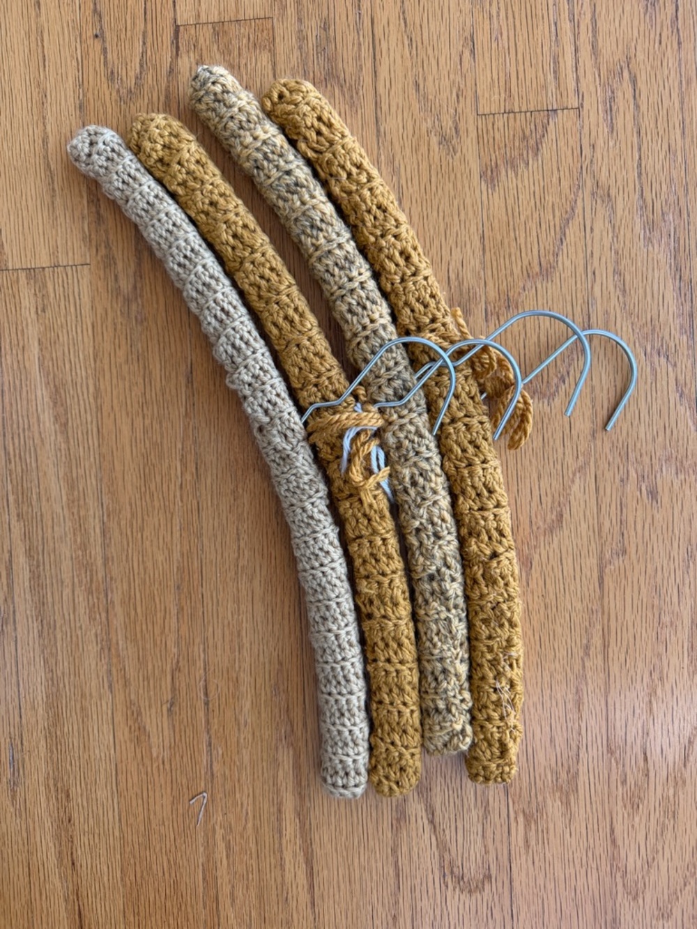 Vintage Hand Crocheted Hangers